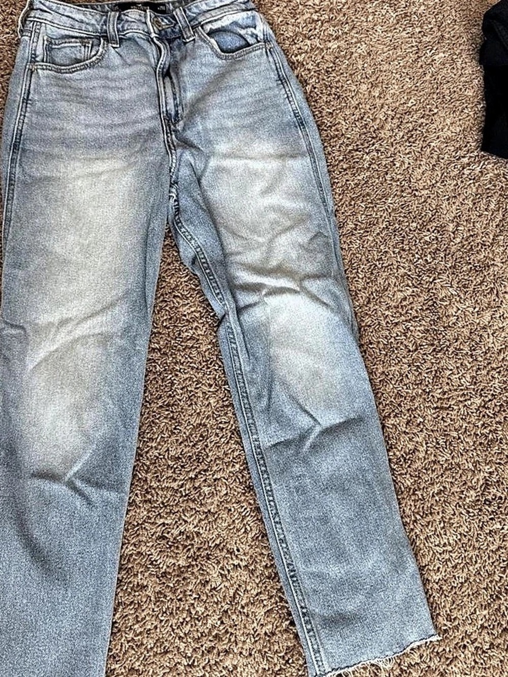 Hollister Ultra High-Rise Mom Jean Blue Waist W25 Good